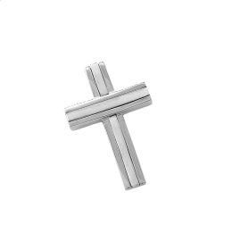 Σταυρός Ανδρικός σε λευκόχρυσο Κ14
