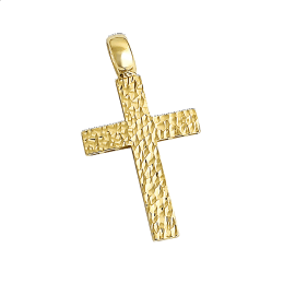 Σταυρός unisex σε χρυσό Κ14