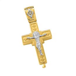 Σταυρός ανδρικός θήκη σε χρυσό Κ14