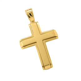 Σταυρός Ανδρικός σε Χρυσό Κ14