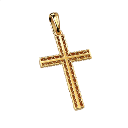 Σταυρός ανδρικός σε χρυσό Κ14