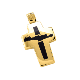 Σταυρός Ανδρικός σε χρυσό Κ14